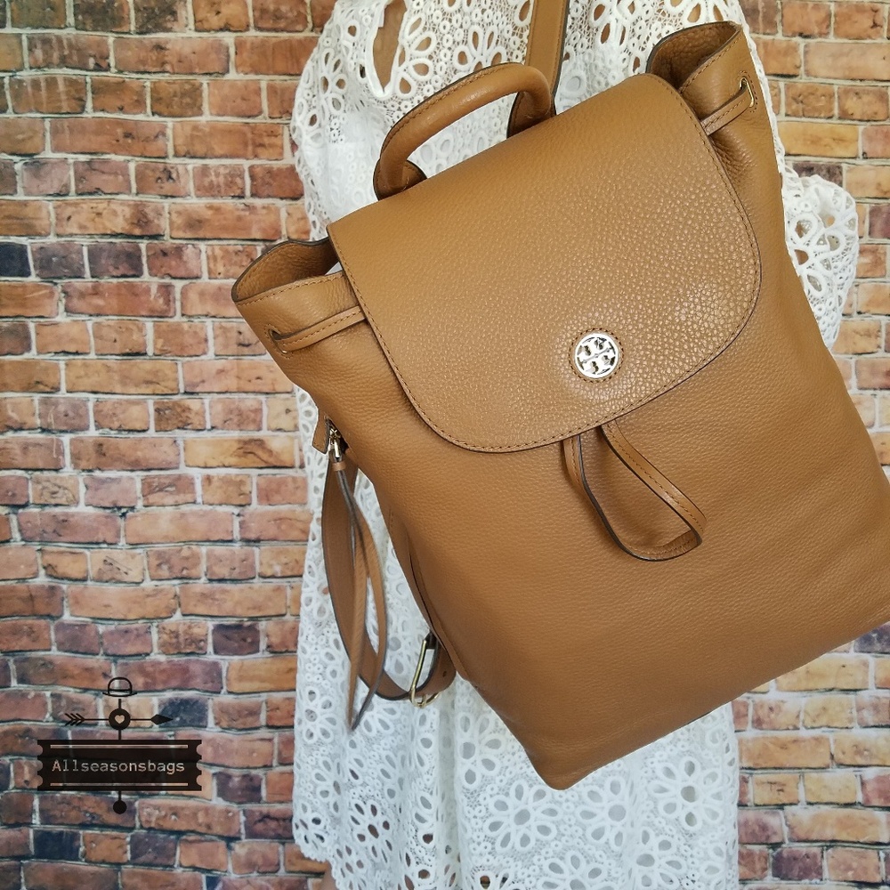 Tory burch brody backpack bark bag brown NWT - Picture 1 of 8